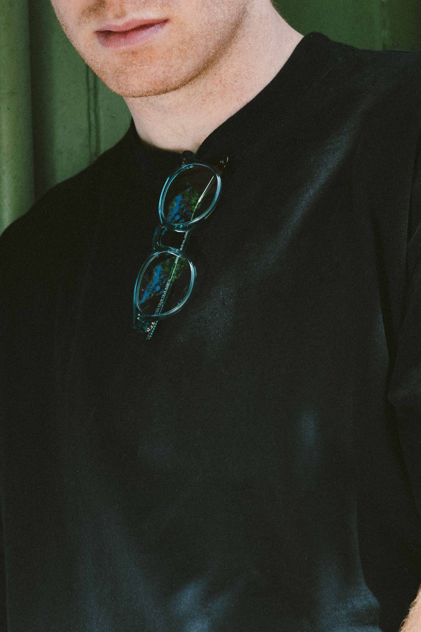 Horizon Designer Round Glasses Forest Green