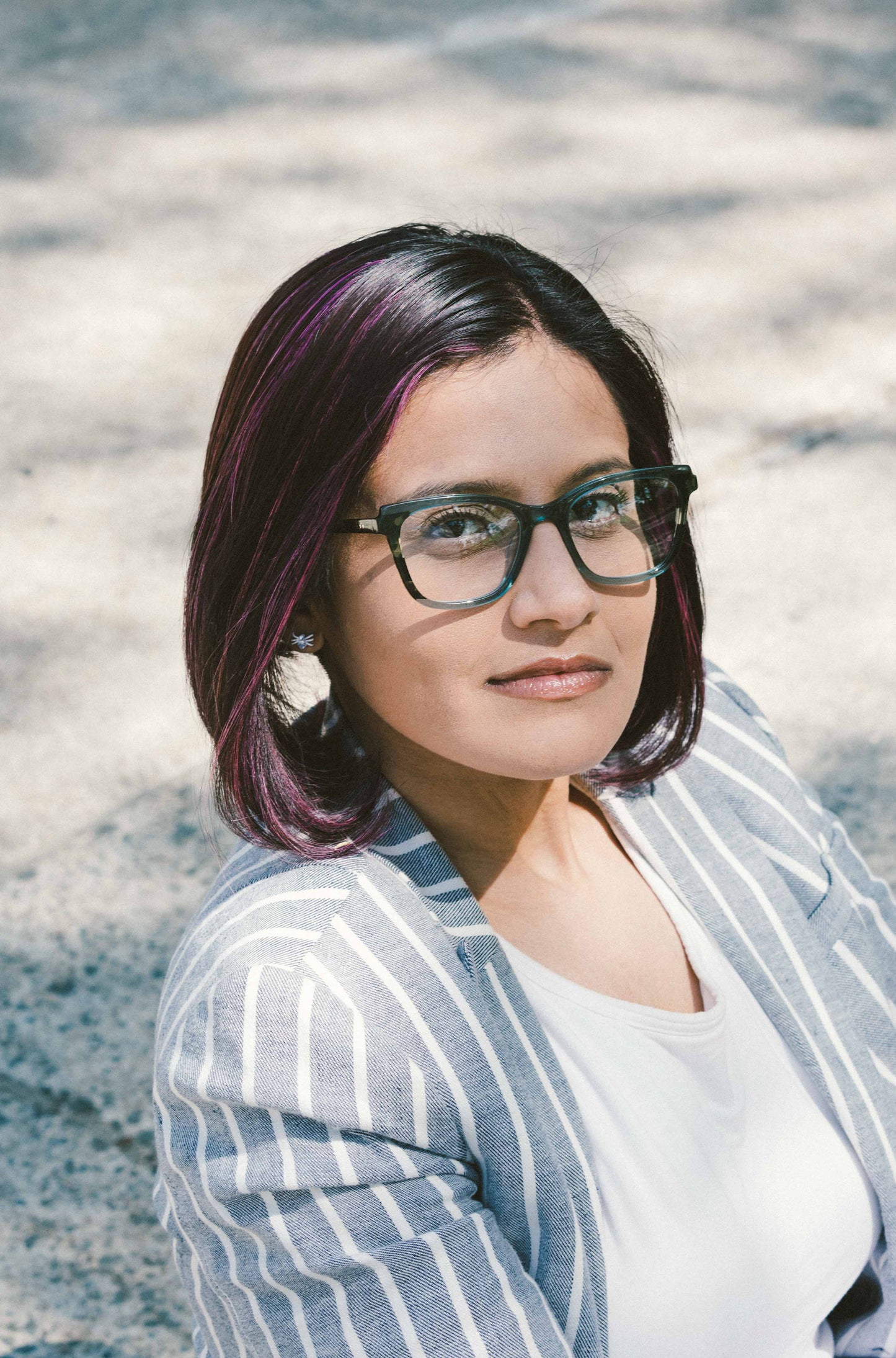 Meridian Designer Cat-Eye + Square Tortoise & Teal