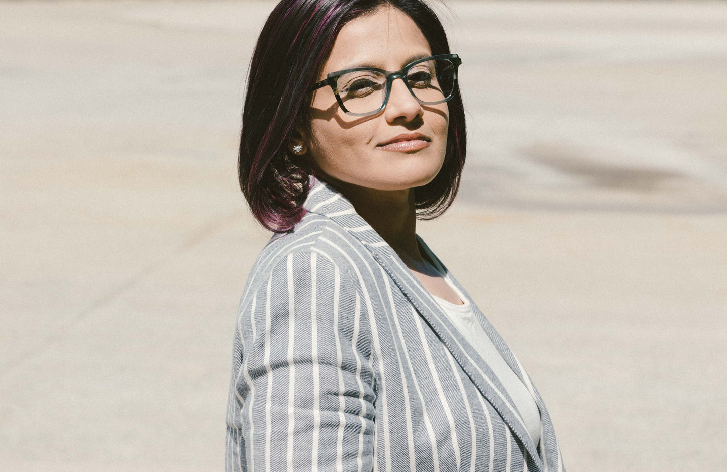 Meridian Designer Cat-Eye + Square Tortoise & Teal