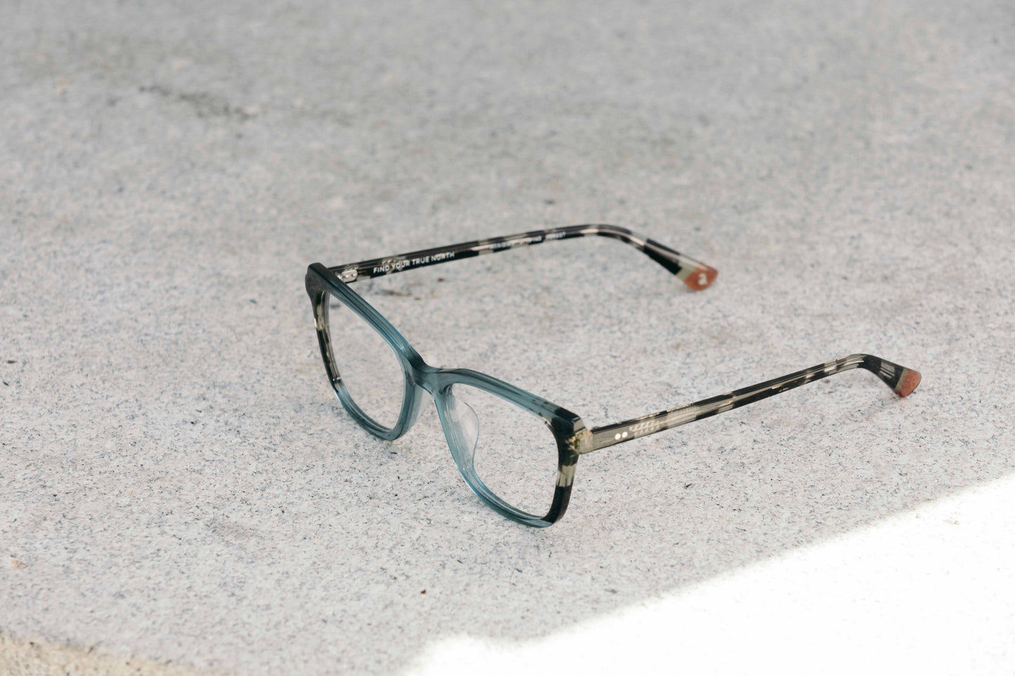 Meridian Designer Cat-Eye + Square Tortoise & Teal