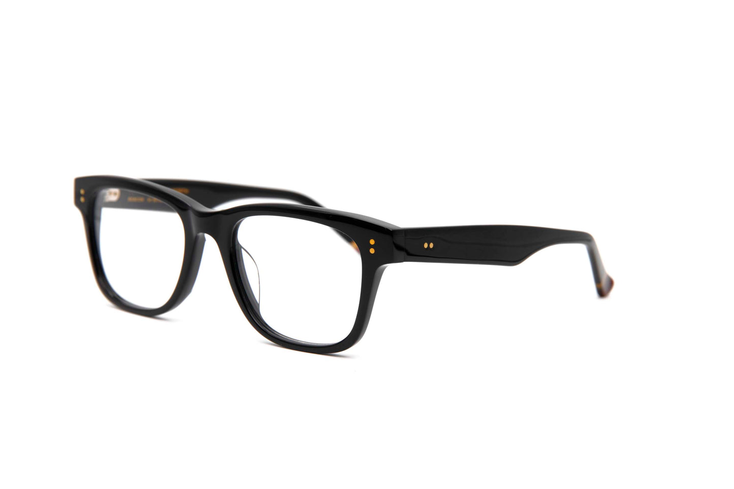 Beacon Designer Square Glasses Black Ebony Right Side