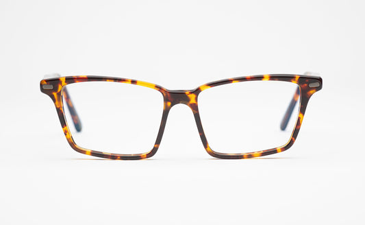 The Advocate 3 | Men's Designer Prescription Glasses with Tortoiseshell Rectangular Oversized Acetate Frames