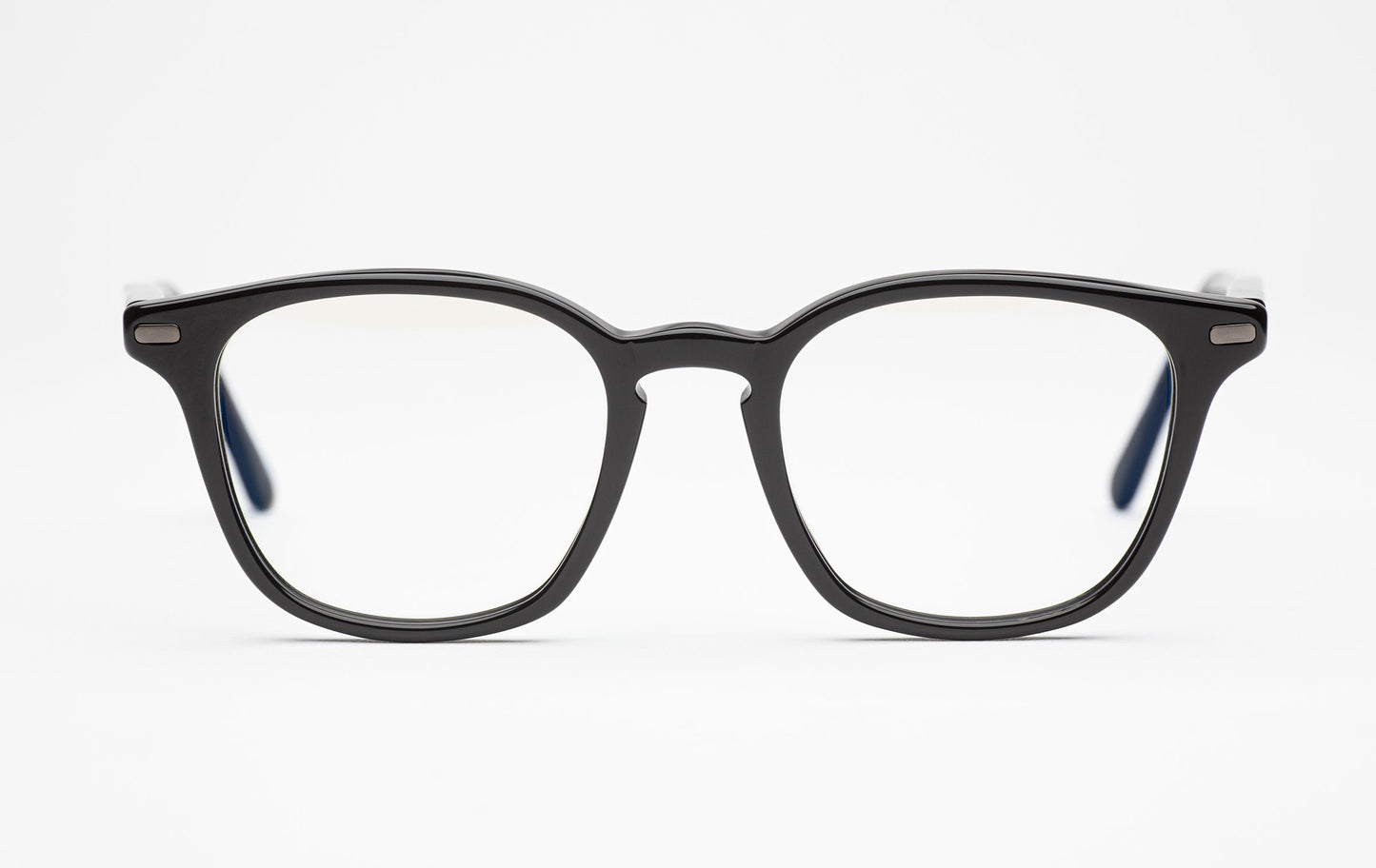 The Altruist 2 | Black Square Frame Designer Prescription Glasses with Low Nose Bridge