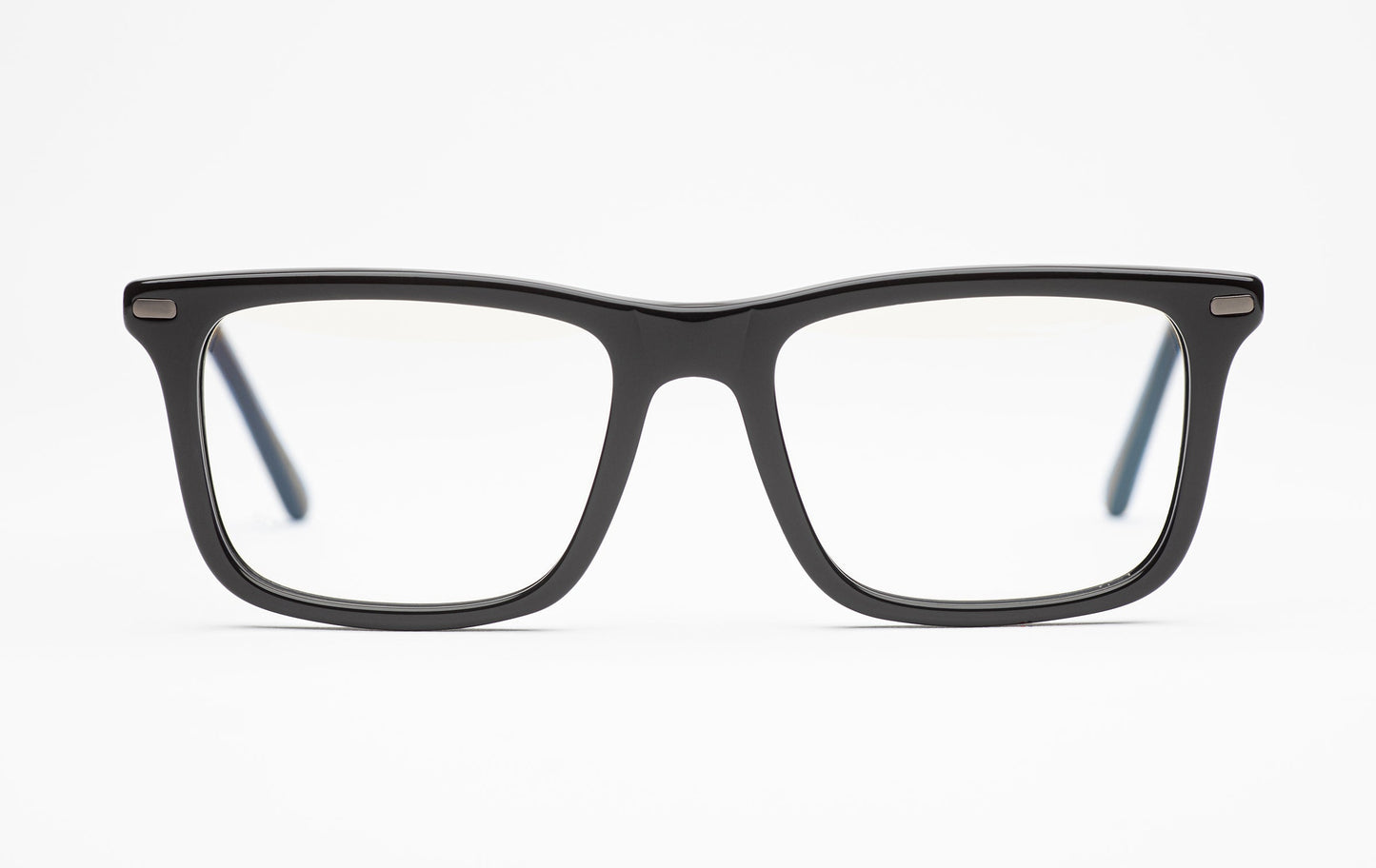 The Director 2 | Black Frame Glasses - Designer Prescription Glasses with Oversized Rectangular Frames