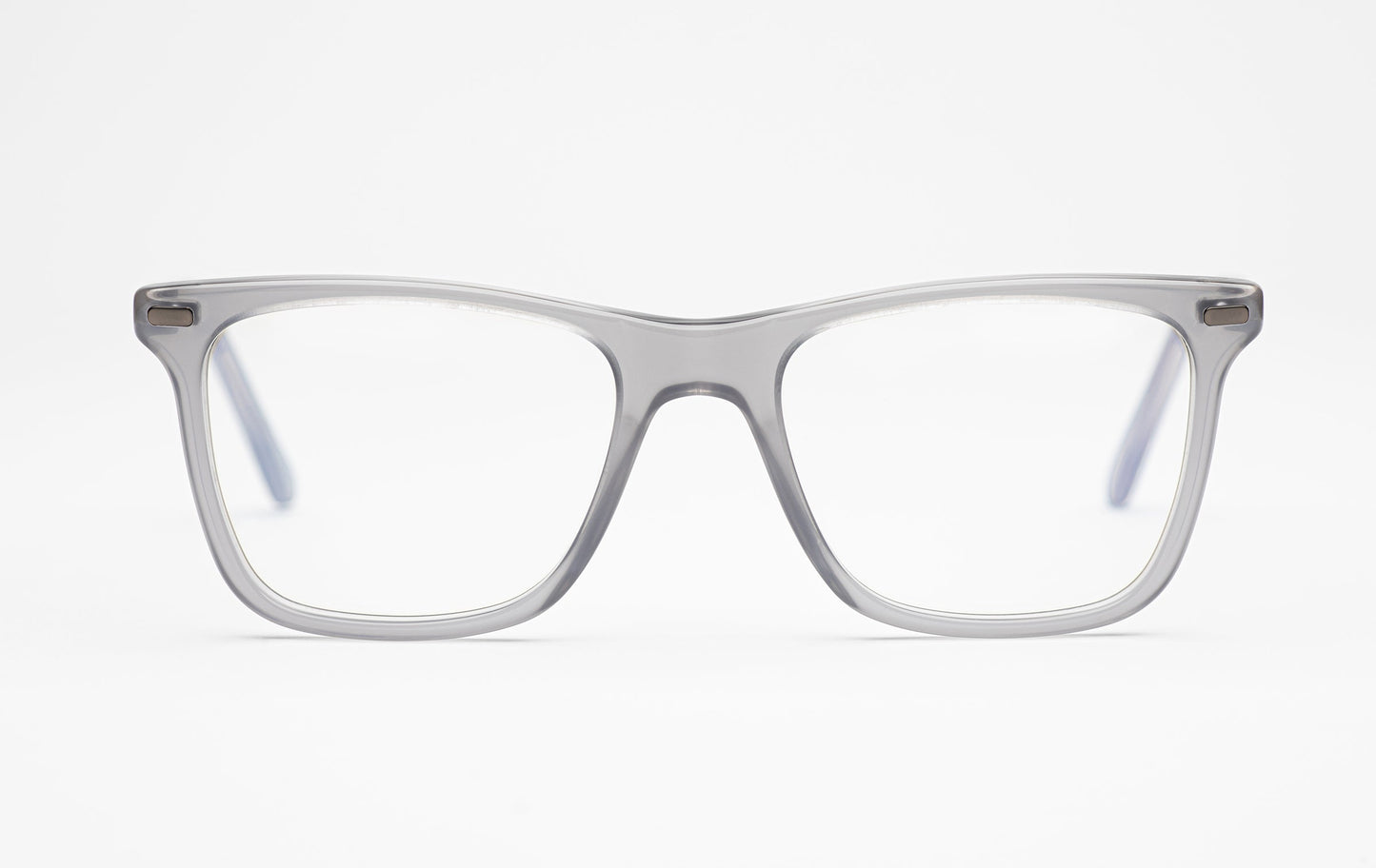 The Navigator 2 | Acetate Square Frame Glasses - Designer Prescription – Dark Grey