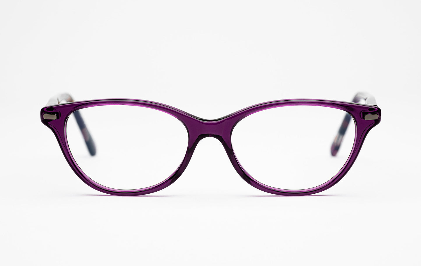 Purple Cat Eye glasses - Oval