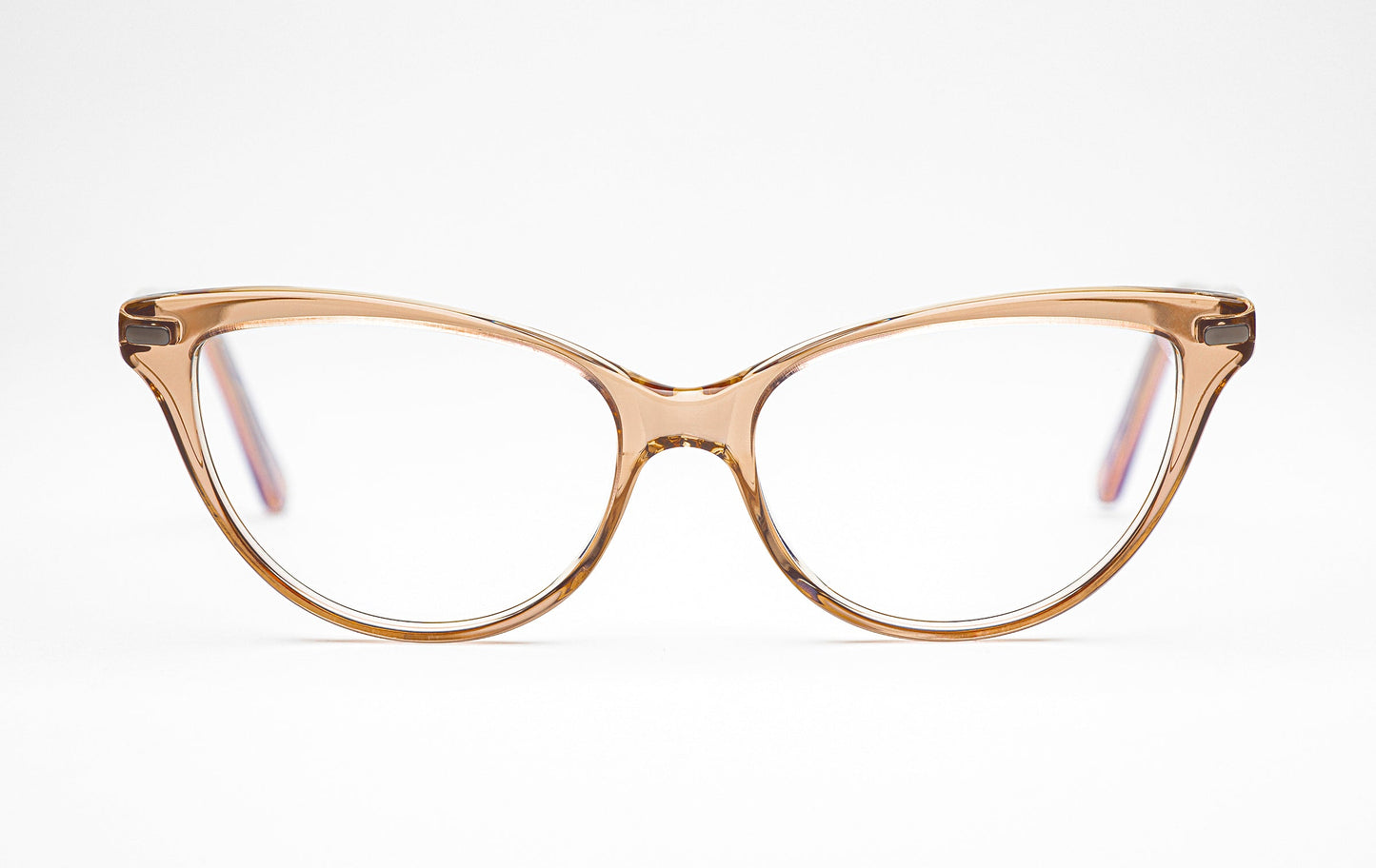 The Visionary 2 | Cat Eye Acetate Frame Eyeglasses – Gold Cateye Designer Prescription Glasses