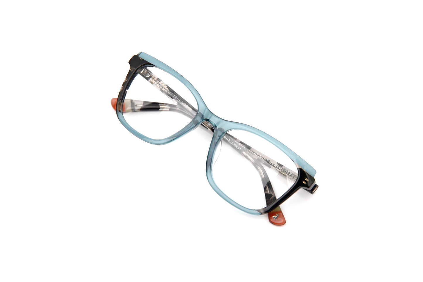 Meridian Designer Cat-Eye + Square Tortoise & Teal