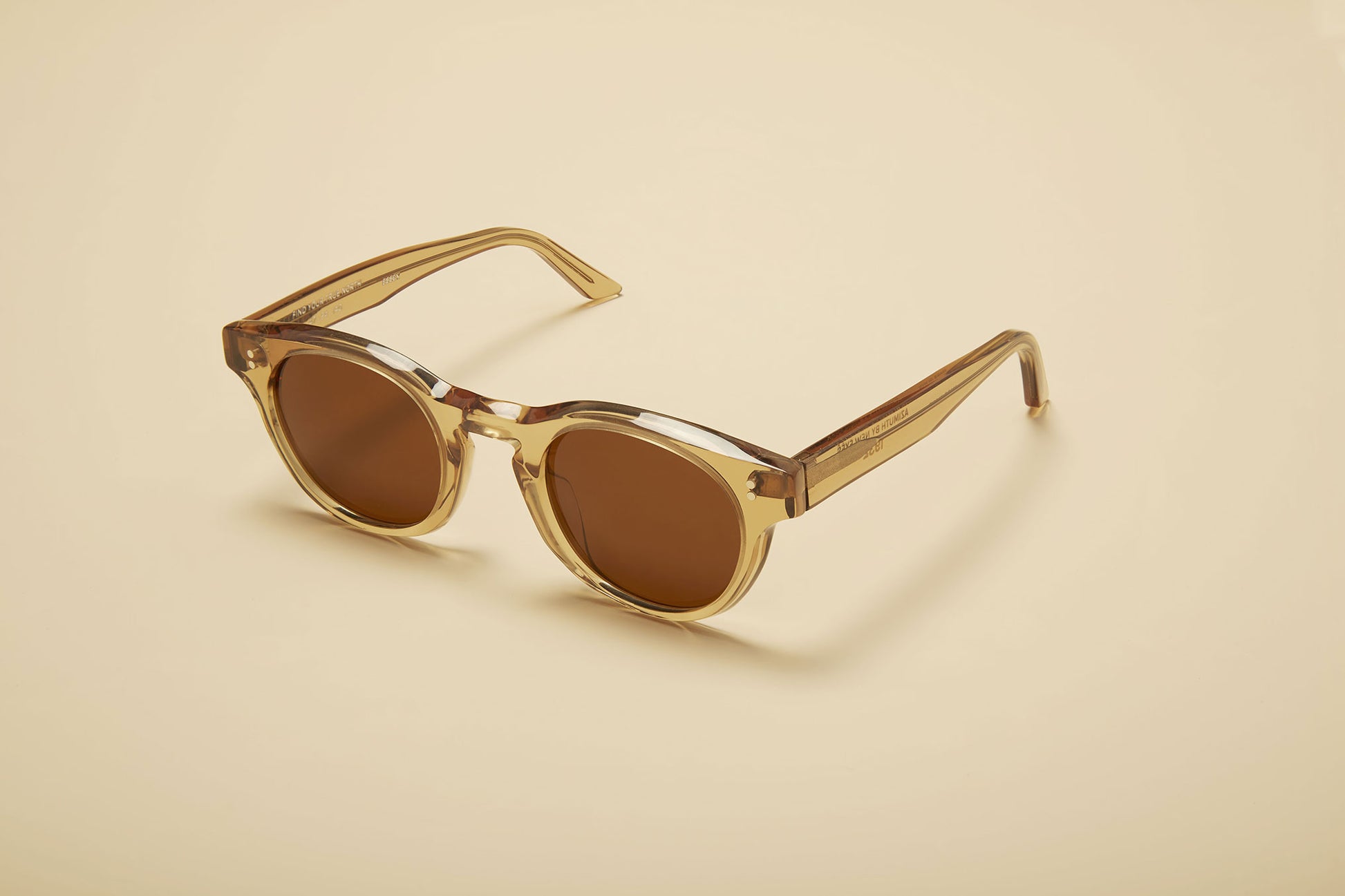 Stylish Round Acetate Sunglasses
