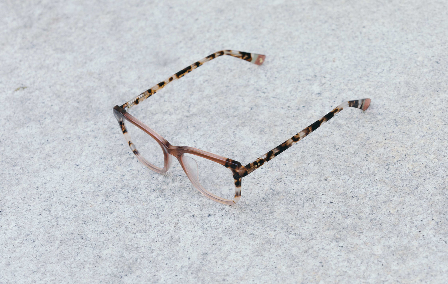 Meridian Designer Cat-Eye + Square Glasses Tortoise & Cocoa