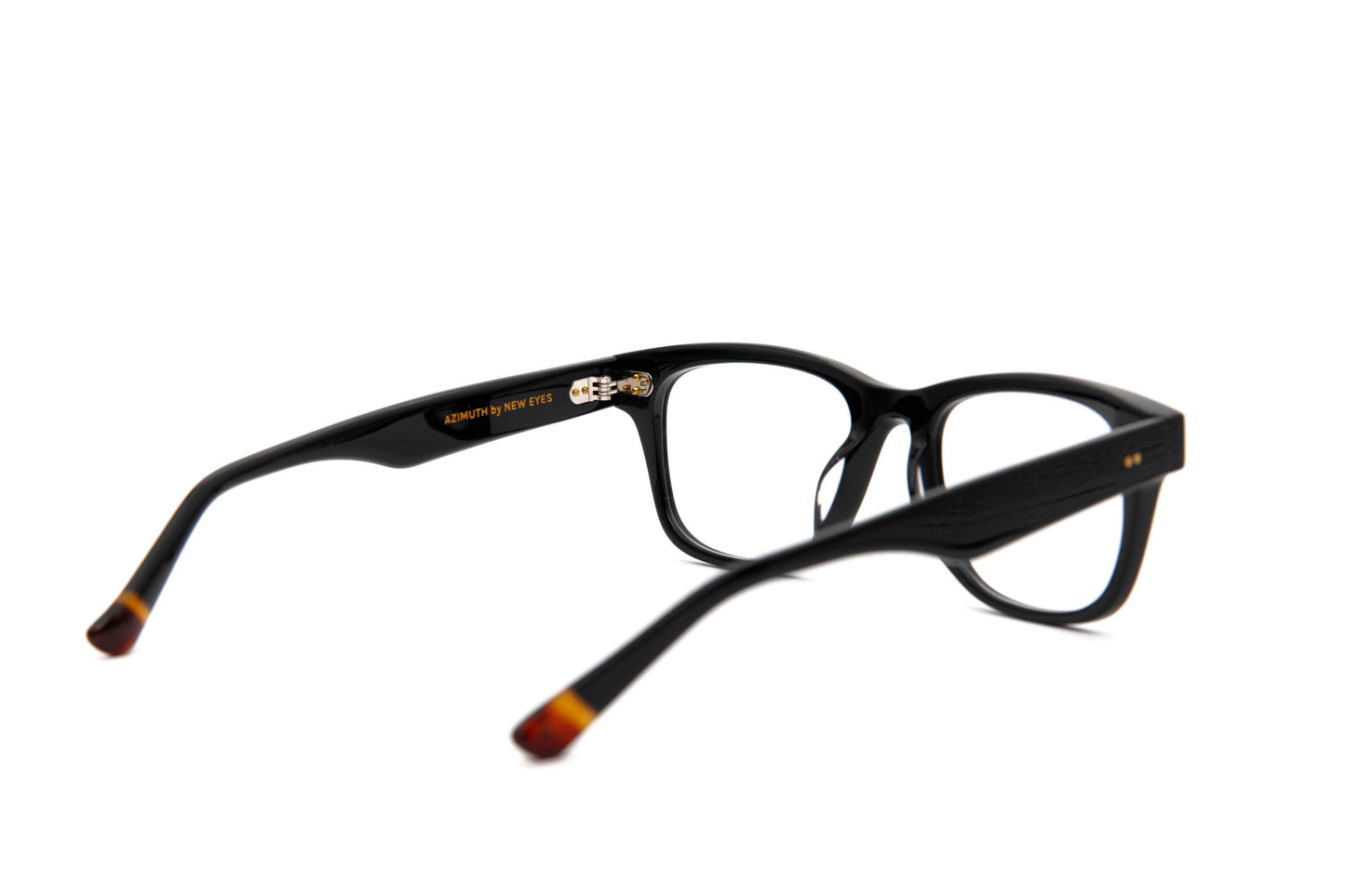 Beacon Designer Square Glasses Black Ebony