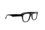 Beacon Designer Square Glasses Black Ebony Left Side