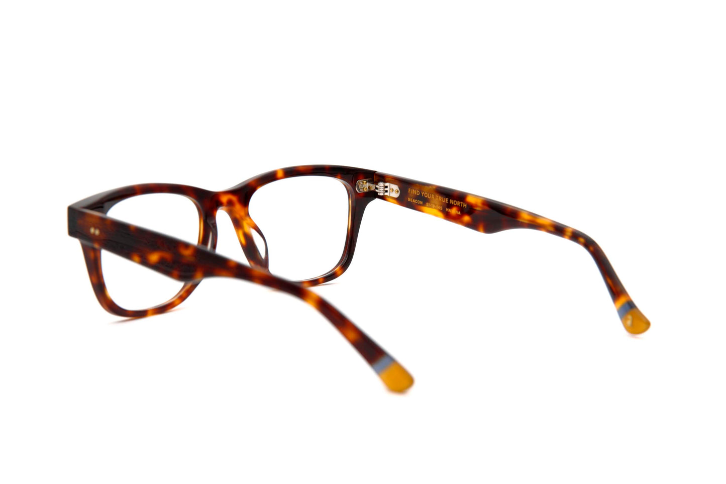 Beacon Designer Square Glasses Tortoise Pattern