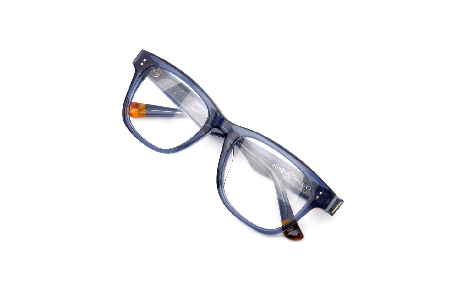 Beacon Designer Square Glasses Midnight Blue