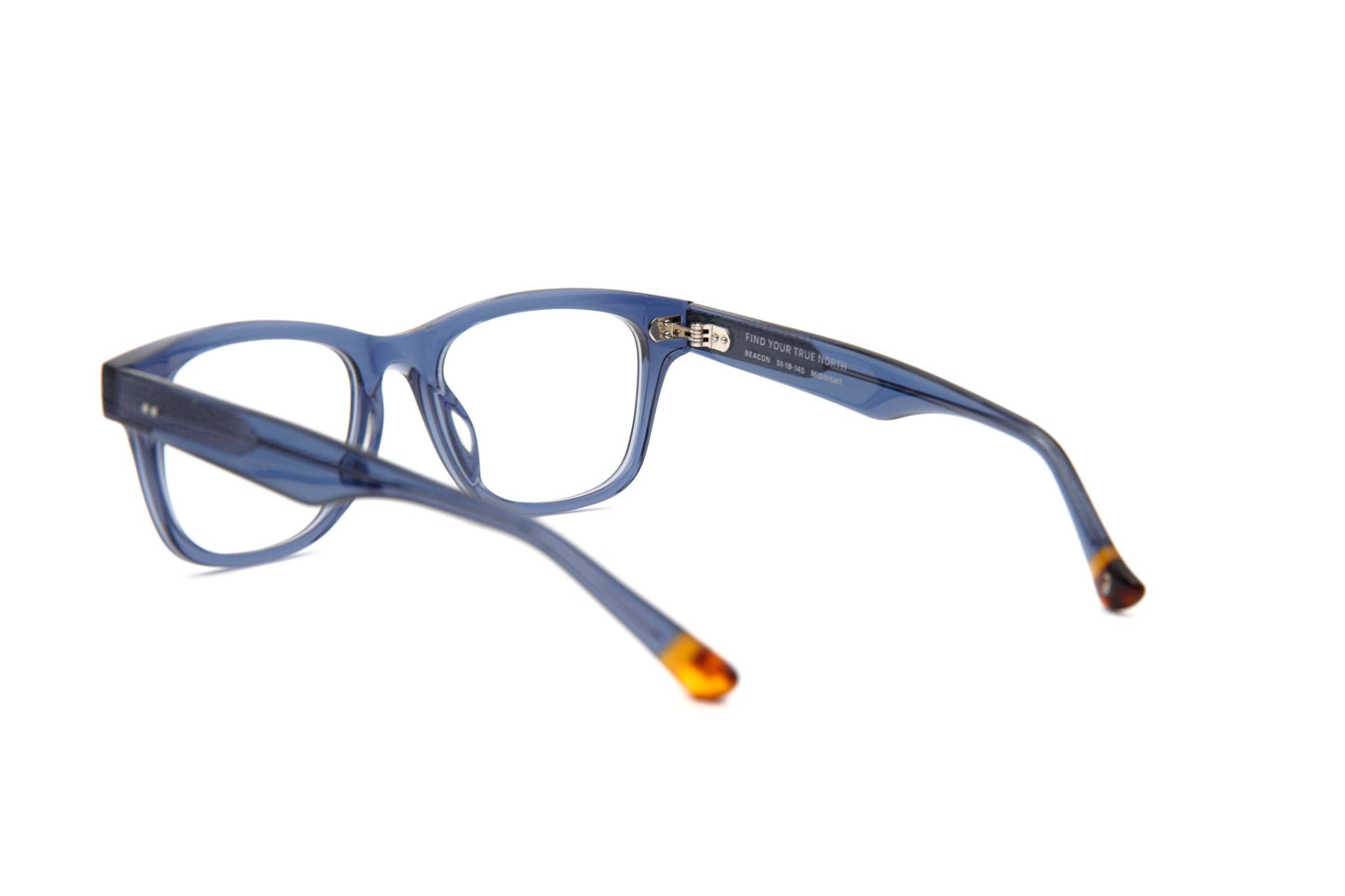 Beacon Designer Square Glasses Midnight Blue
