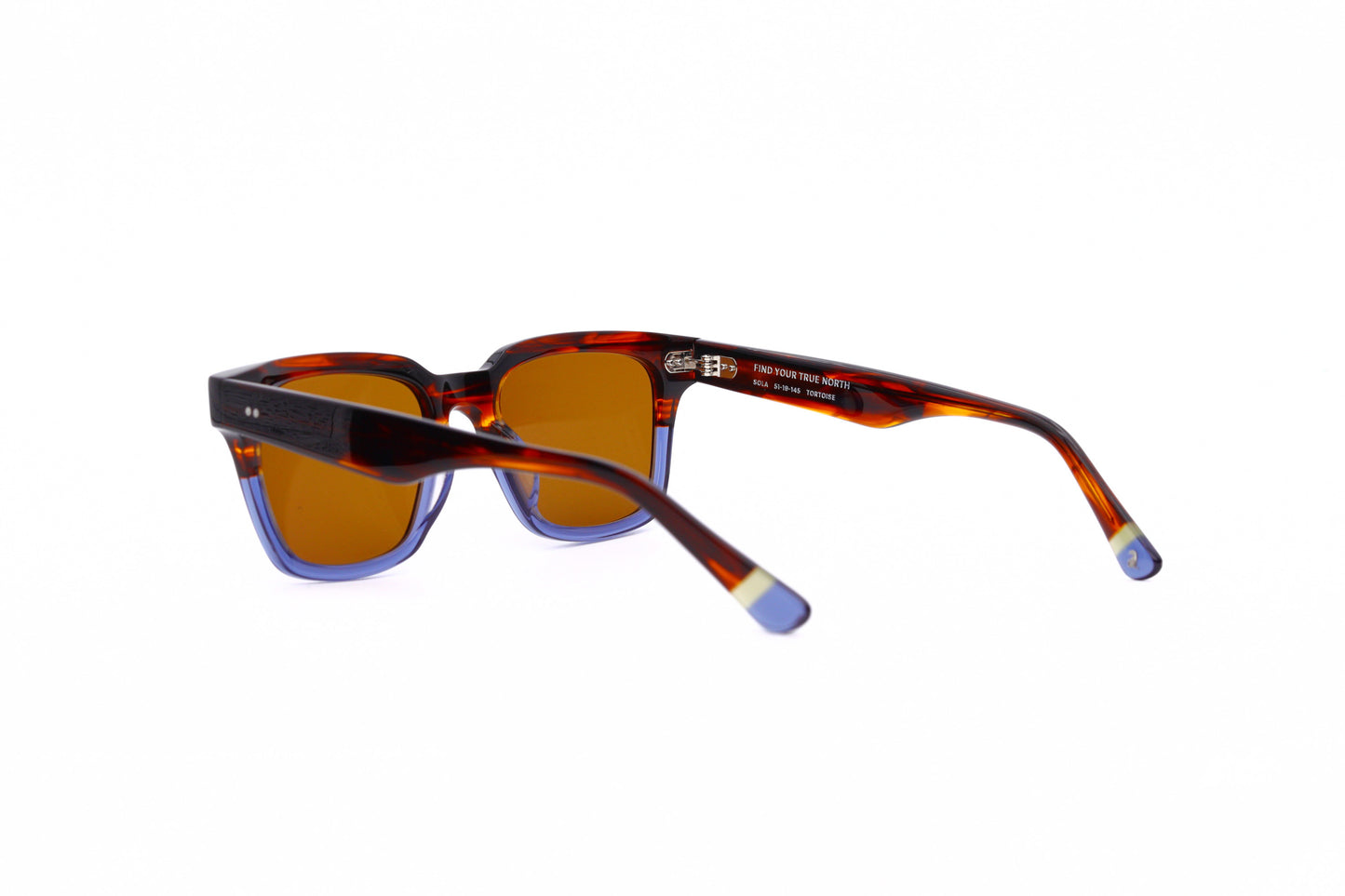 Tortoise Sola - Designer Square Sunglasses