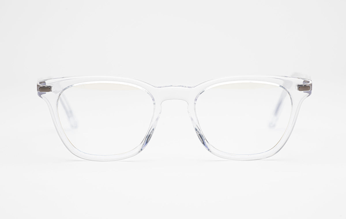 The Giver 3 | Square Prescription Designer Glasses – Transparent Clear Frames 