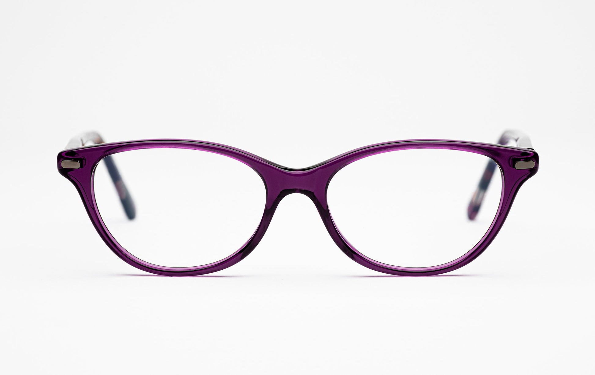 Purple Cat Eye glasses - Oval
