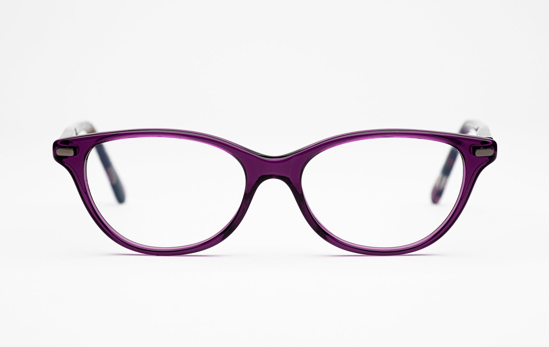 Purple Cat Eye glasses - Oval
