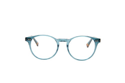 Horizon Designer Round Glasses Forest Green Front View