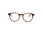 Horizon Designer Round Glasses Tortoise Pattern Front View