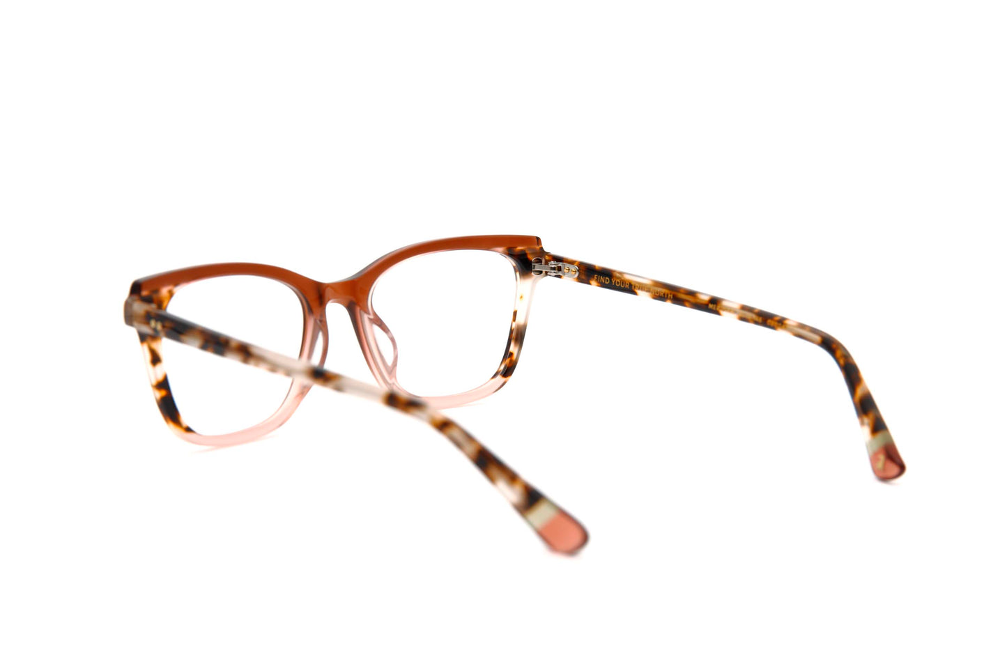 Meridian Designer Cat-Eye + Square Glasses Tortoise & Cocoa