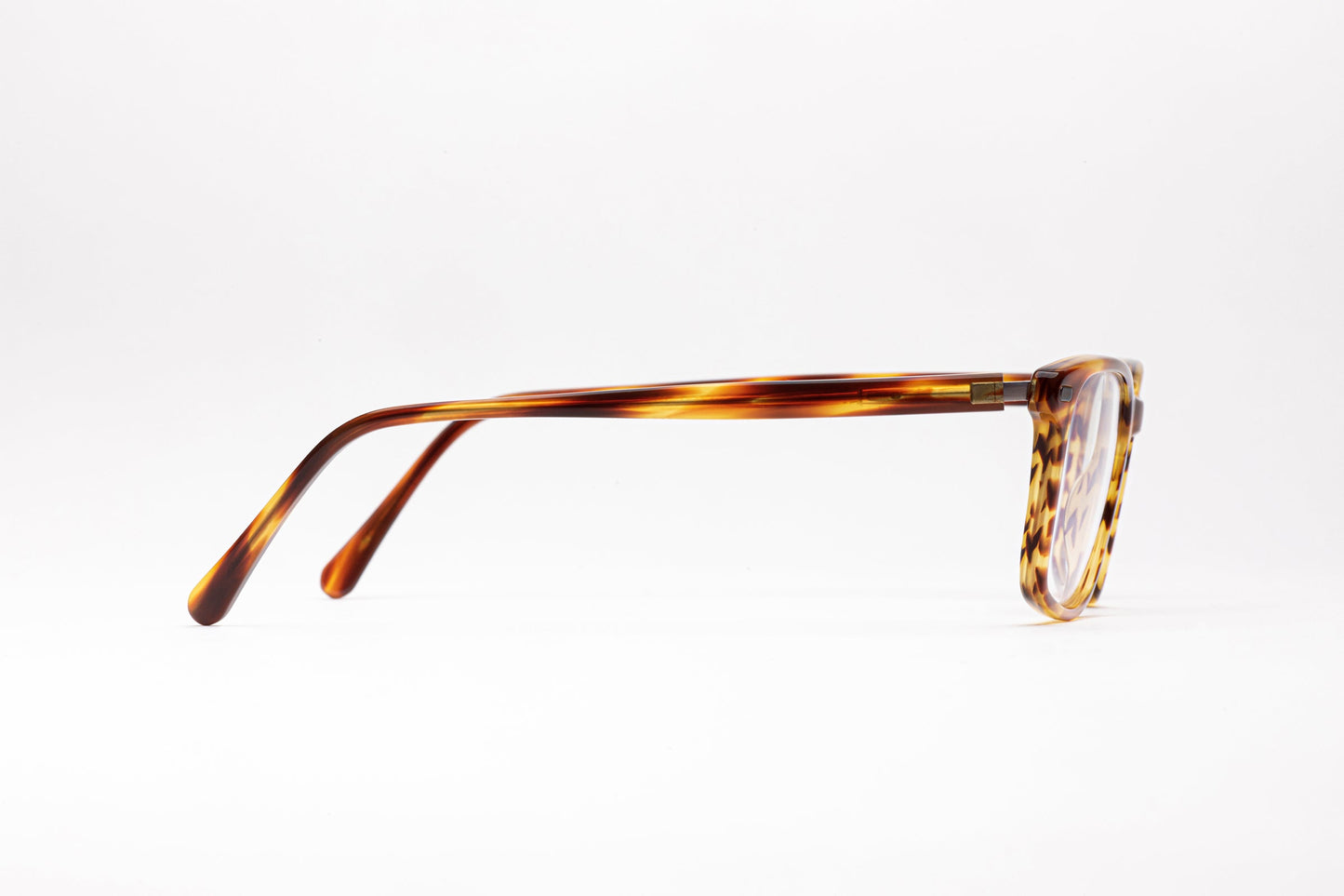 Side View - The Champion 2 | Designer Prescription Glasses with Oversized Rectangular Frames – Classic Tortoiseshell