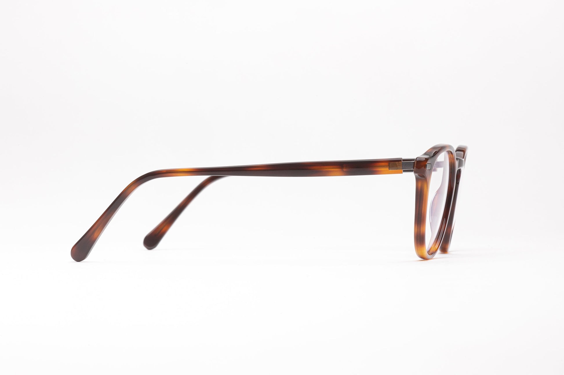 Side View - The Sage 3 | Round Frame - Designer Tortoiseshell Glasses – Prescription Designer