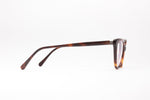 Side View - The Visionary 3 | Cat-Eye Tortoiseshell Acetate Frames – Designer Glasses  