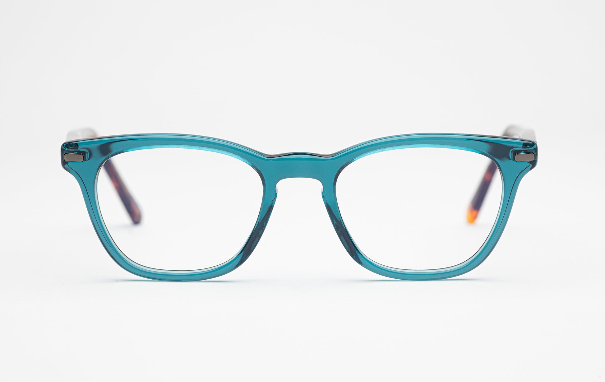 The Giver | Designer Teal Prescription Unisex Glasses – Square Frames 