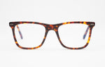 The Navigator | Acetate Square Frame Glasses - Designer Prescription – Tortoiseshell